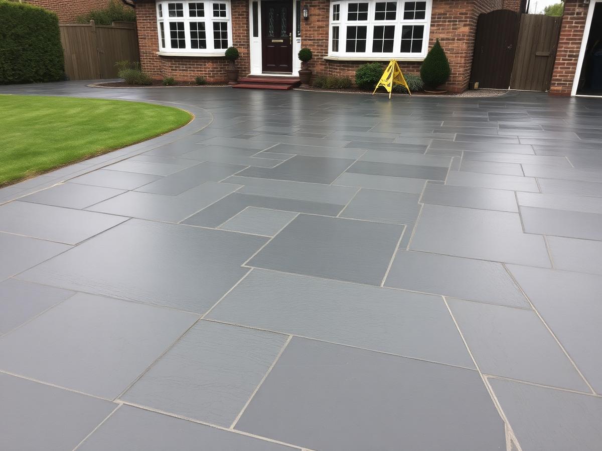 Imprinted concrete