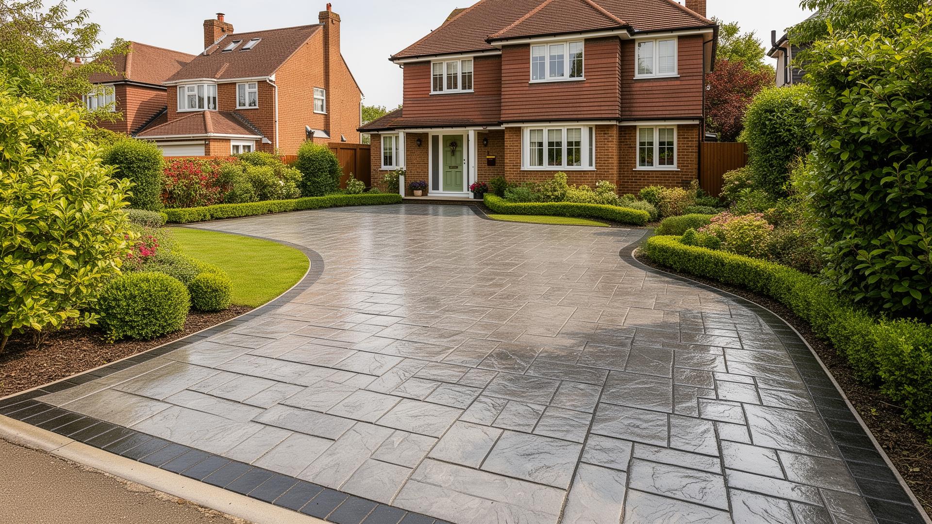 Imprinted concrete
